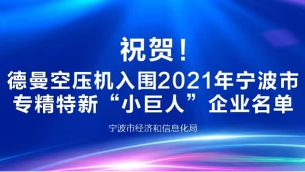 祝贺！91抖音视频下载登榜2021年宁波专精特新“小巨人”企业
